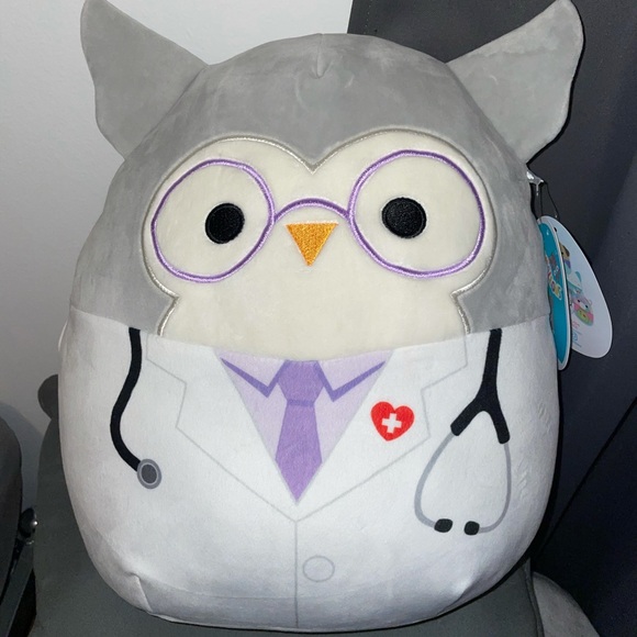 Squishmallows Other - Squishmallows Heroes: Dr. Hoot 12 inch NWT